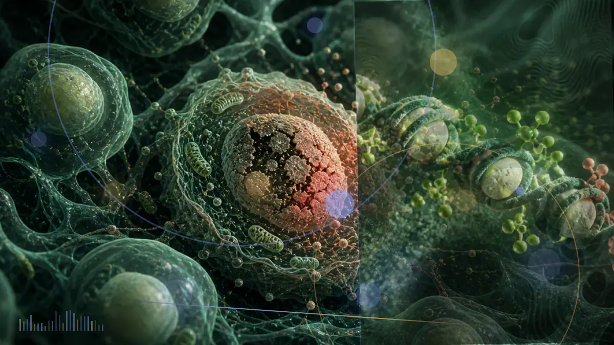 Conceptual medical-journal illustration accompanying TTYH3 regulates a lysosomal chloride conductance and controls lysosomal fusion, autophagy and senescence