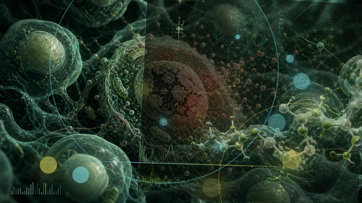 Conceptual medical-journal illustration accompanying The Microbiome-Mitochondria Axis in aging: a self-reinforcing vicious cycle linking metabolic dysregulation, mitochondrial quality control failure, and inflammaging