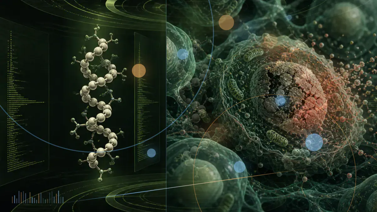 Conceptual medical-journal illustration accompanying KPV enters FDA advisory review with wound-healing claims under scrutiny