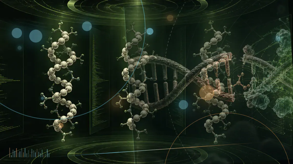 Conceptual medical-journal illustration accompanying Semax compounding review puts neuropeptide claims against the federal record