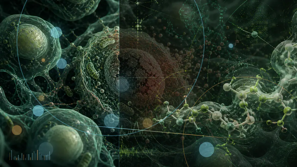 Conceptual medical-journal illustration accompanying Punicalagin alleviates senile osteoporosis by inhibiting the senescence of bone mesenchymal stem cells via NRF2/HO-1 pathway