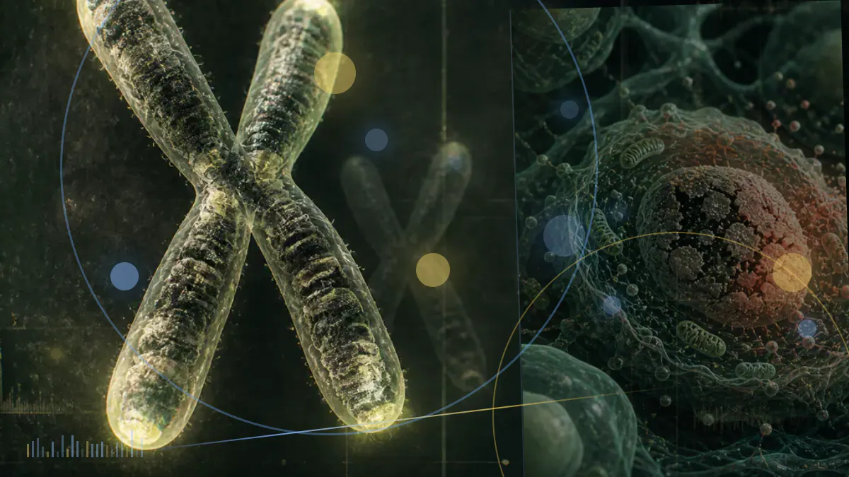 Conceptual illustration of DNA methylation and genome regulation related to comparative aging research in dogs.