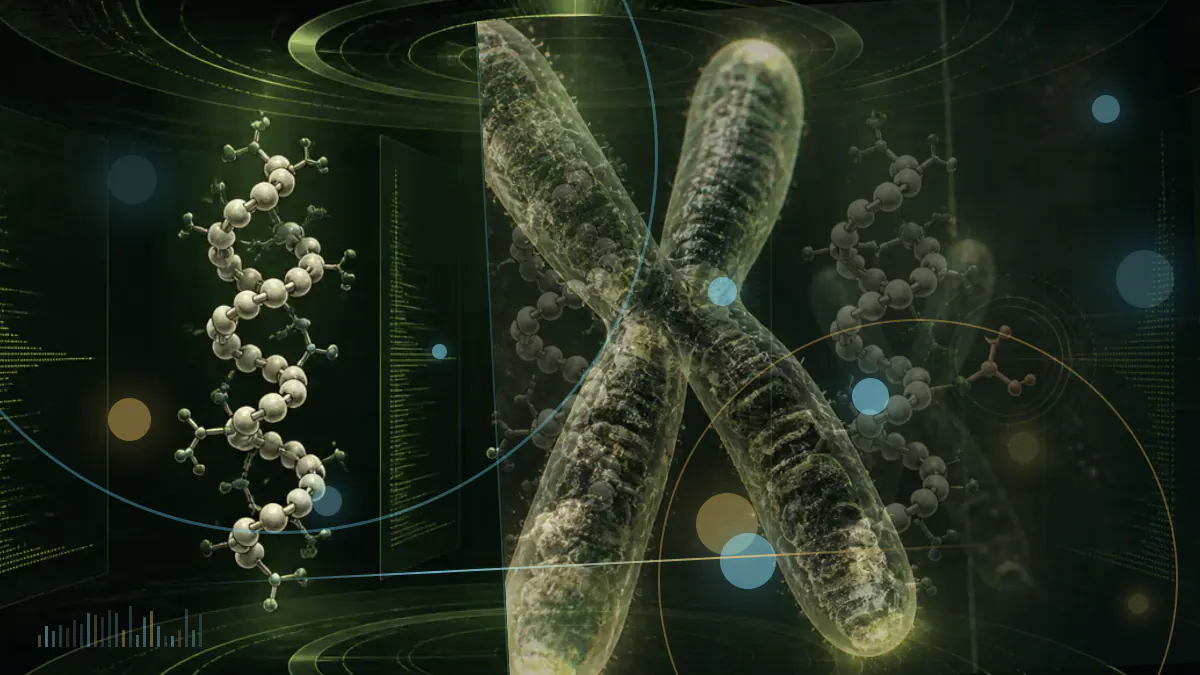 Conceptual biomedical illustration of insulin molecules and glucose regulation, not a depiction of clinical results.