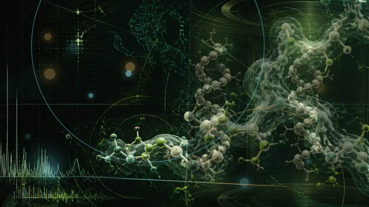 Conceptual biomedical illustration of oral bacteria and molecular signals studied in aging, not an experimental image