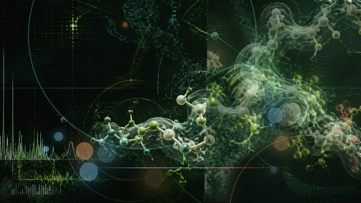 Conceptual illustration of signaling between fat cells, immune cells and bone-forming cells within bone marrow.